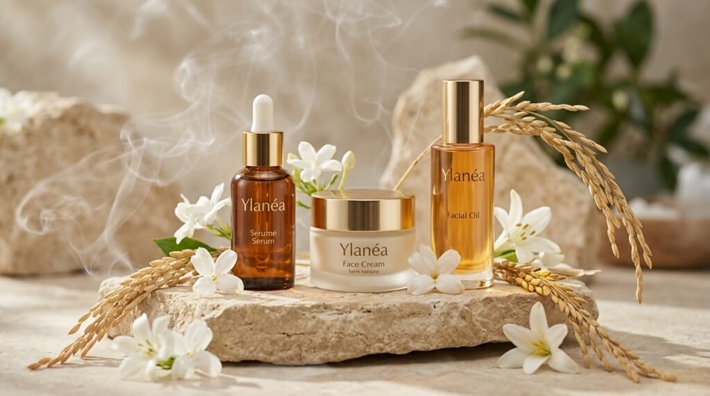 Accueil ylanea products 2026 on beige stone premium serum ylanéa cosmetic